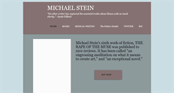 Desktop Screenshot of michaelsteinbooks.com