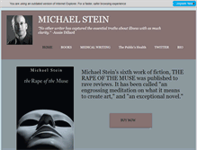 Tablet Screenshot of michaelsteinbooks.com